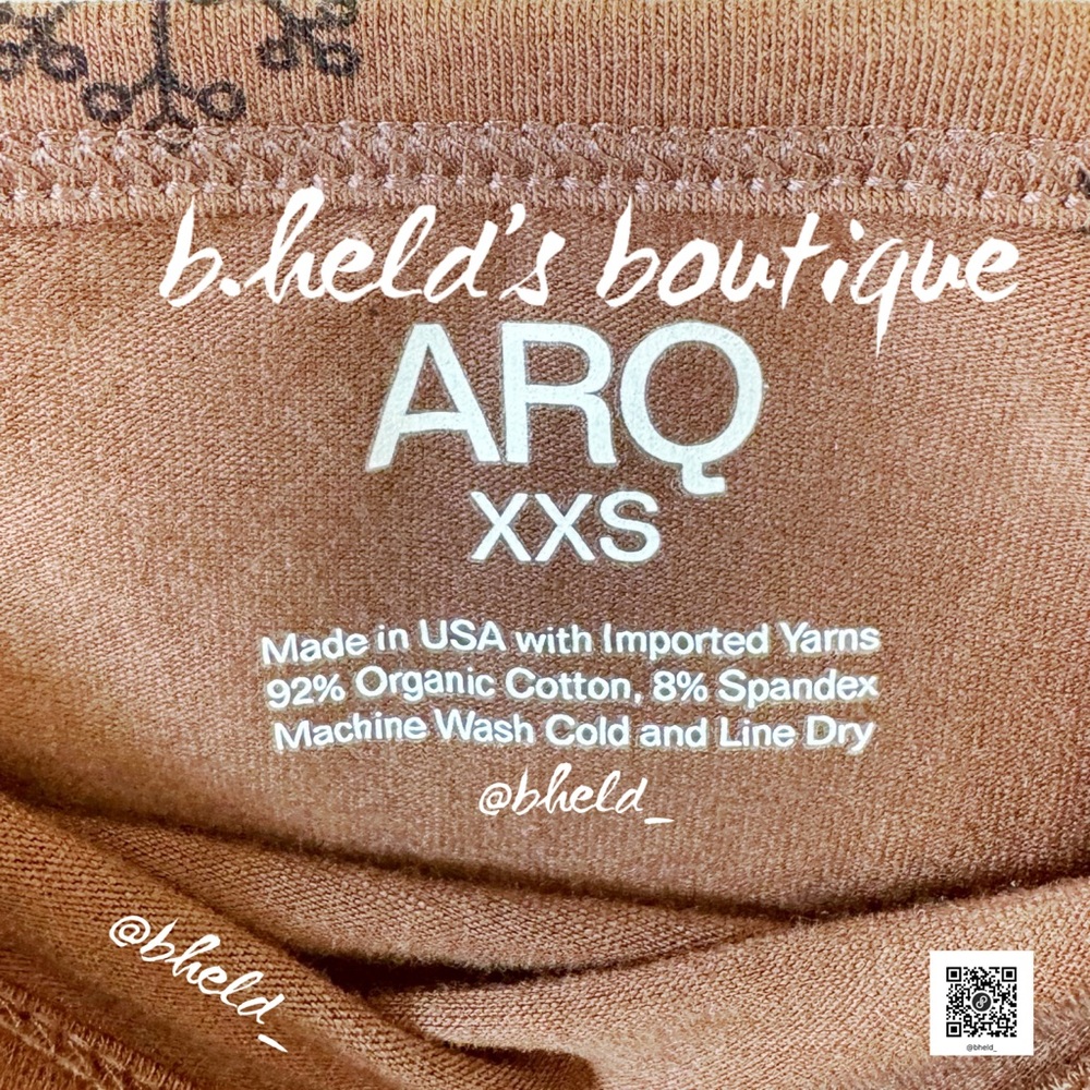 🤎🐍🐚 ARQ Charms Brown Crop Tank & HR Undies Bundle Size XXS Brand New NWT - Picture 14 of 16